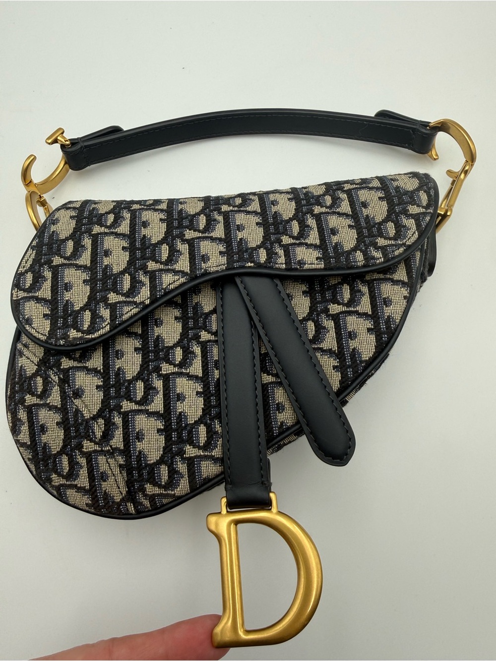 Dior Mini Oblique Saddle Crossbody Bag - Picture 5 of 13